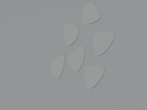 Guitar Pick 3D Model