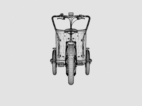 ECargo Round Bike 3D Model