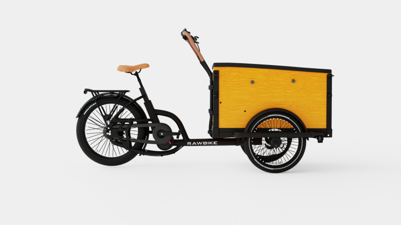 ECargo Squared Bike Model 3D .c4d .max .obj .3ds .fbx .stl .blend 