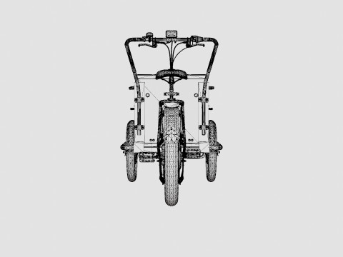 ECargo Squared Bike Model 3D