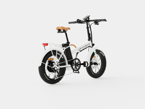Glossy White Bike 3Dモデル