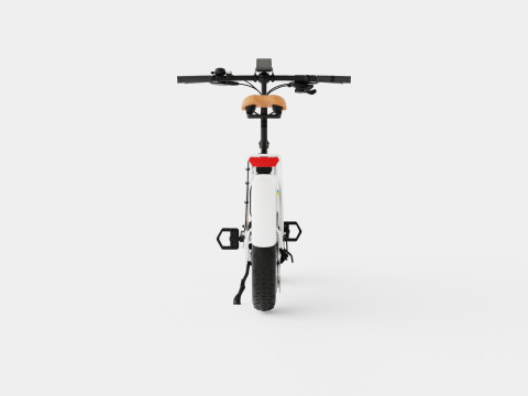 Glossy White Bike 3Dモデル