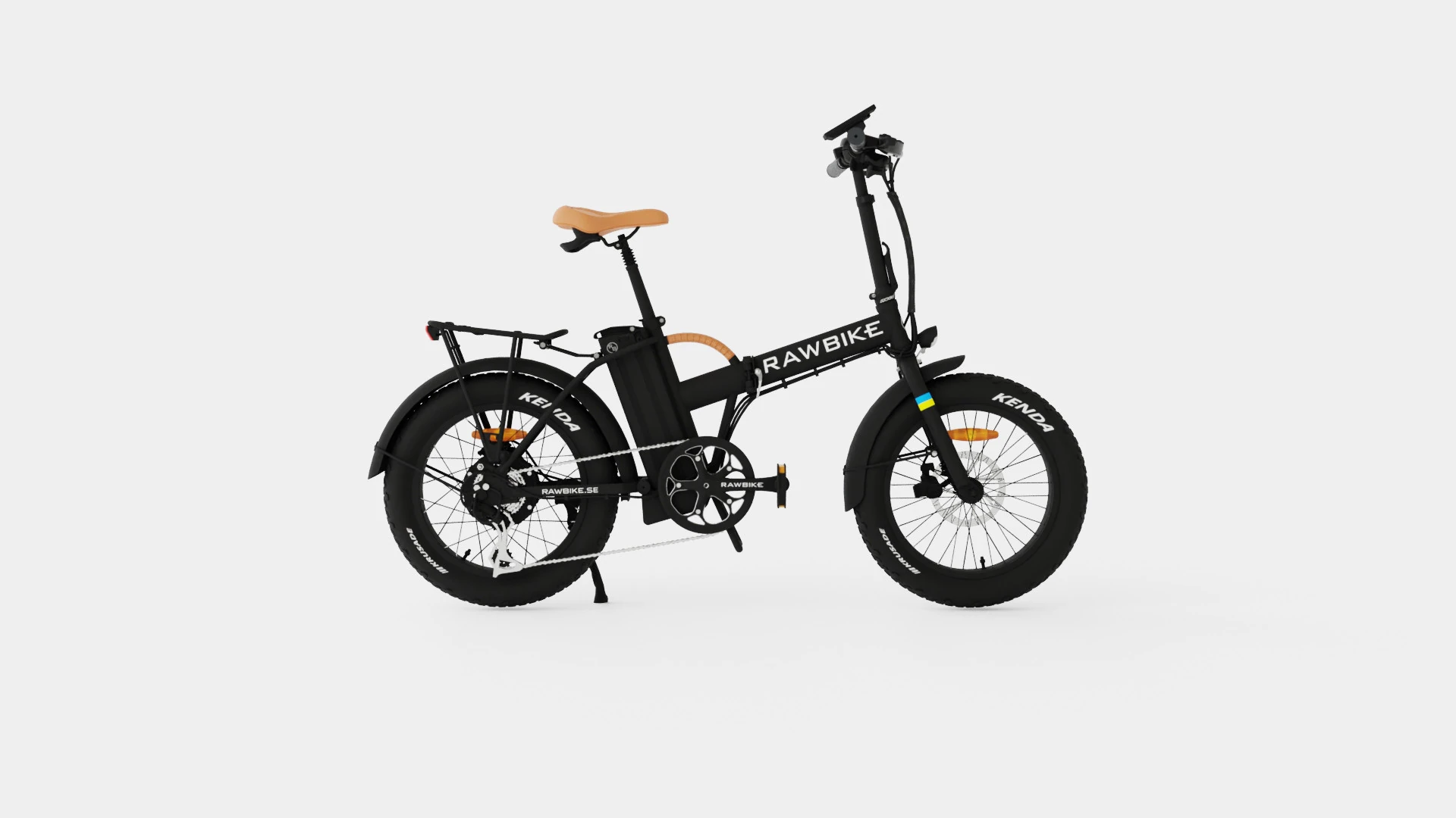 Matte Black Bike 3D Model .c4d .max .obj .3ds .fbx .stl .blend 