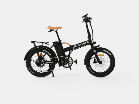 Bicicleta Preta Fosca Modelo 3D