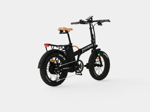 Matte Black Bike 3D Model