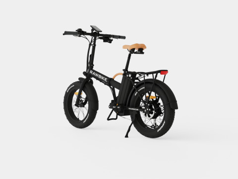 Matte Black Bike Modelo 3D