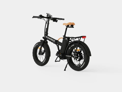 Matte Black Bike 3D Model