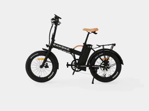 Matte Black Bike 3D Model