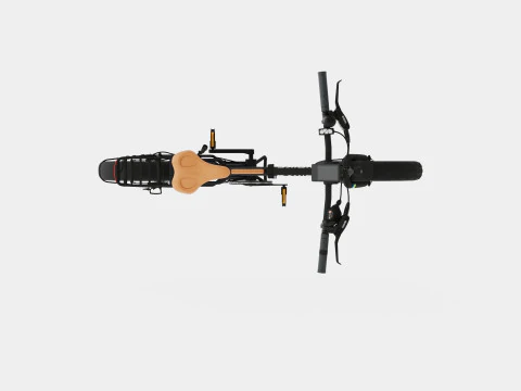 Matte Black Bike 3D Model