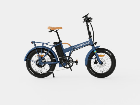 Matte Blue Bike 3D Модель