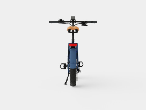 Matte Blue Bike 3D Модель