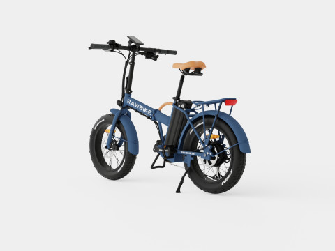 Matte Blue Bike 3D Модель