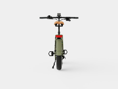 Matte Green Bike Modèle 3D