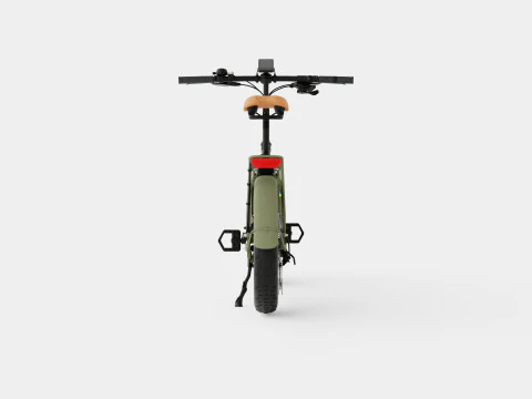 Matte Green Bike 3D Model
