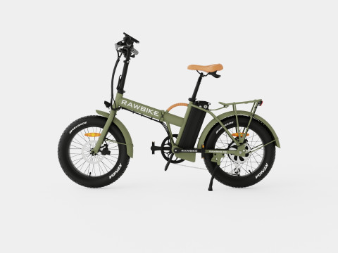 Matte Green Bike Modèle 3D