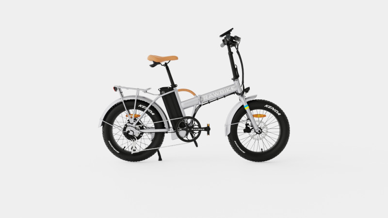 Metallic Grey Bike Model 3D .c4d .max .obj .3ds .fbx .stl .blend 