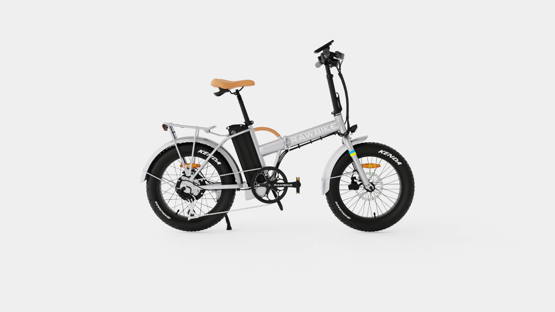 Metallic Grey Bike 3D Model .c4d .max .obj .3ds .fbx .stl .blend 