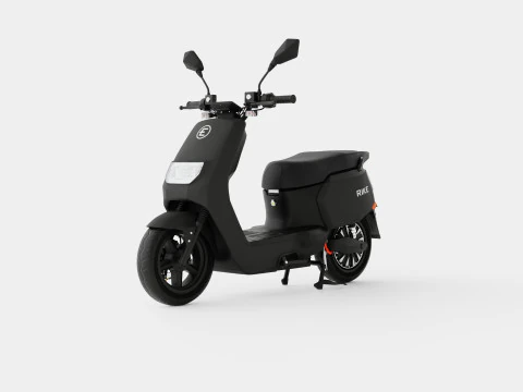 Trottinette noir mat Modèle 3D