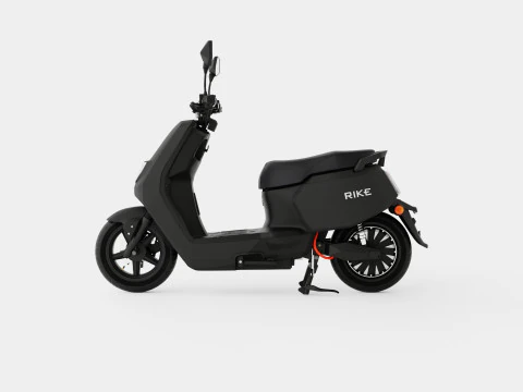 Matte Black Scooter 3D Model