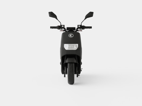 Matte Black Scooter 3D Model