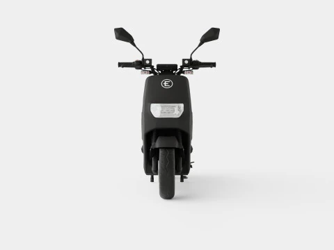 Matte Black Scooter 3D Model