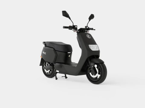Matte Black Scooter 3D Model