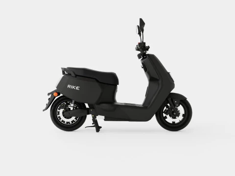 Matte Black Scooter 3D Model