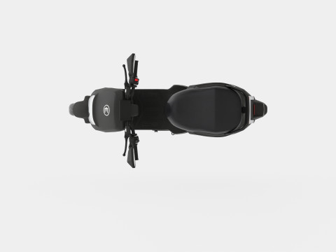 Matte Black Scooter 3D Model
