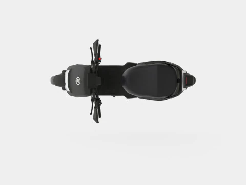 Matte Black Scooter 3D Model