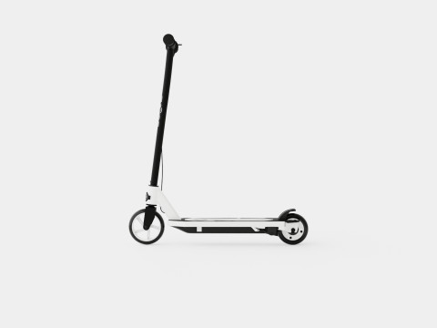 Chaos Black Kids Electric Scooter Model 3D