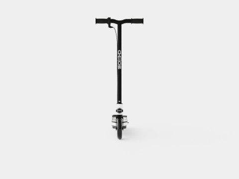 Chaos Black Kids Electric Scooter Model 3D
