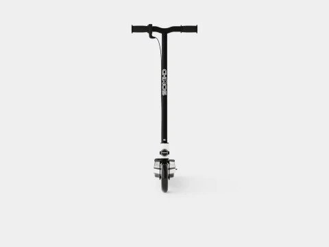 Chaos Black Kids Electric Scooter 3D Model