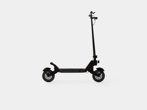 Scooter elettrico per adulti Chaos Freestyle a due ruote motrici con motore gemellato Modello 3D