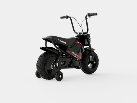 Motorbike Black Electric Kids Monkey Bike Model 3D