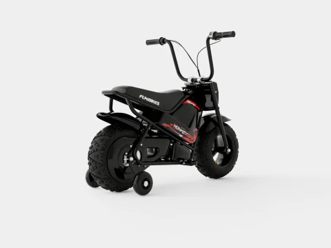 Motorbike Black Electric Kids Monkey Bike 3D Model