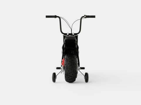 Motorbike Black Electric Kids Monkey Bike 3D Model