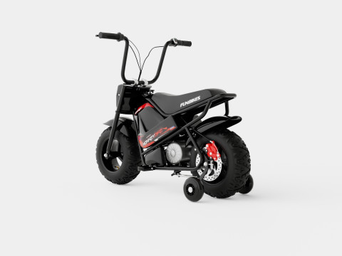 Motorbike Black Electric Kids Monkey Bike Model 3D
