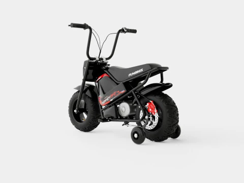 Motorbike Black Electric Kids Monkey Bike 3D Model