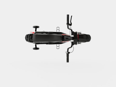 Motorbike Black Electric Kids Monkey Bike Model 3D