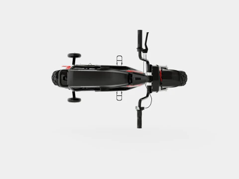 Motorbike Black Electric Kids Monkey Bike 3D Model