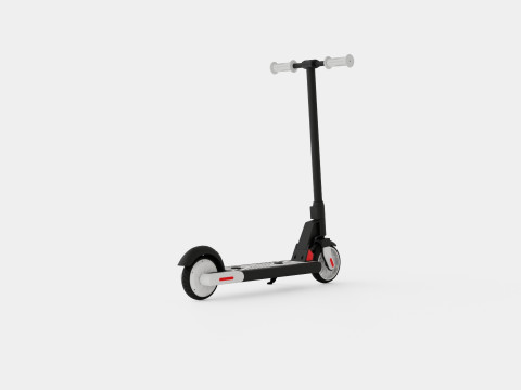 Lithium Black Kids Electric Scooter Modelo 3D