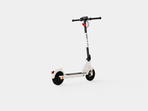 Lithium Black IPX6 Waterproof Electric Scooter Model 3D