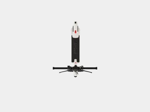 Lithium Black IPX6 Waterproof Electric Scooter 3D Model