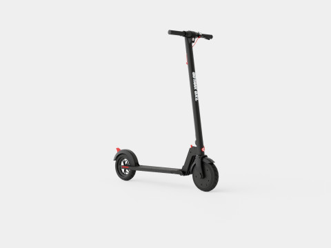 Lithium Black Folding Adult Electric Scooter 3D Модель