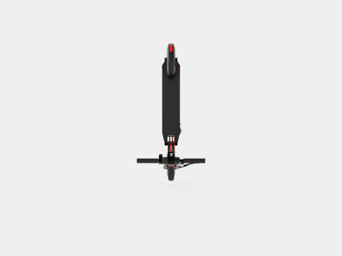 Lithium Black Folding Adult Electric Scooter 3D Model