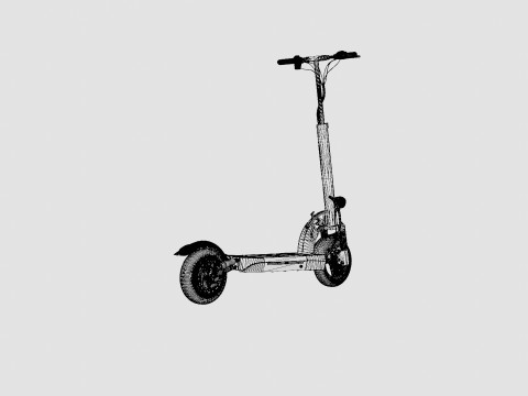 Halo M4 Lithium Electric Scooter 3D Model