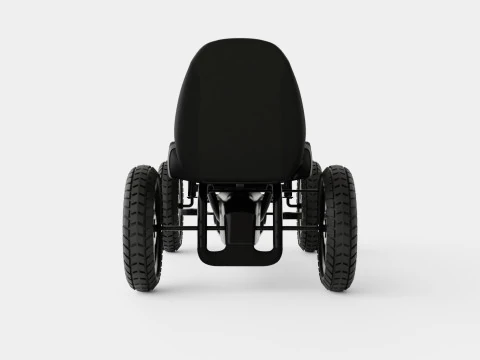 Black Pedal Go Kart 3D Model