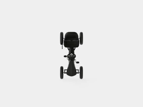 Black Pedal Go Kart 3D Model