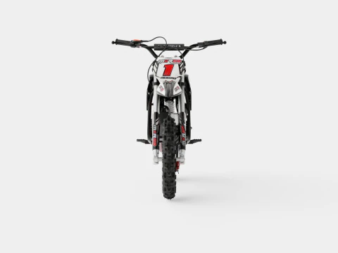 MXR 50cc Motorbike Black 3D Model