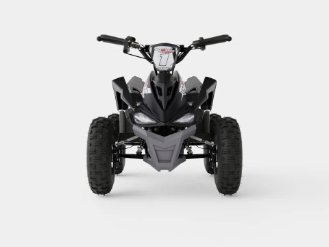Toxic Black White Kids Electric Mini Quad Bike 3D Model